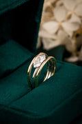 Serwa Jewellery | Parallel Grace – 14K Lab-Grown Diamond Ring