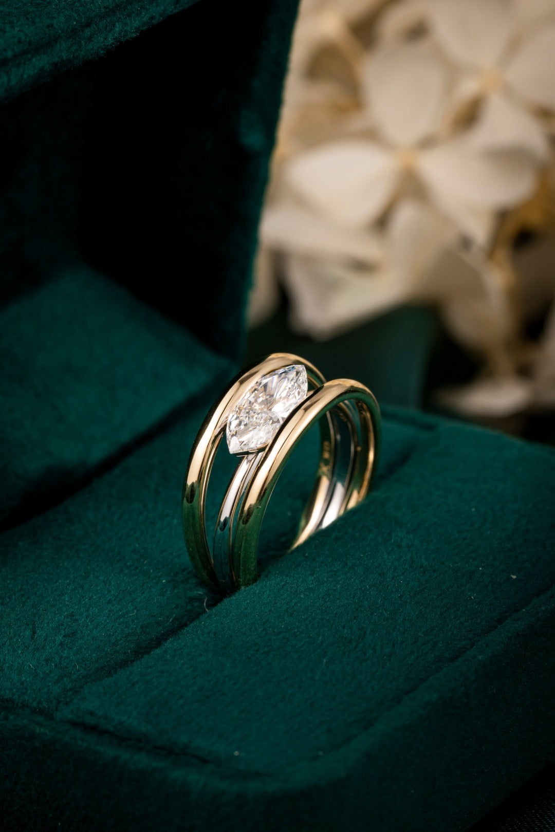 Serwa Jewellery | Parallel Grace – 14K Lab-Grown Diamond Ring