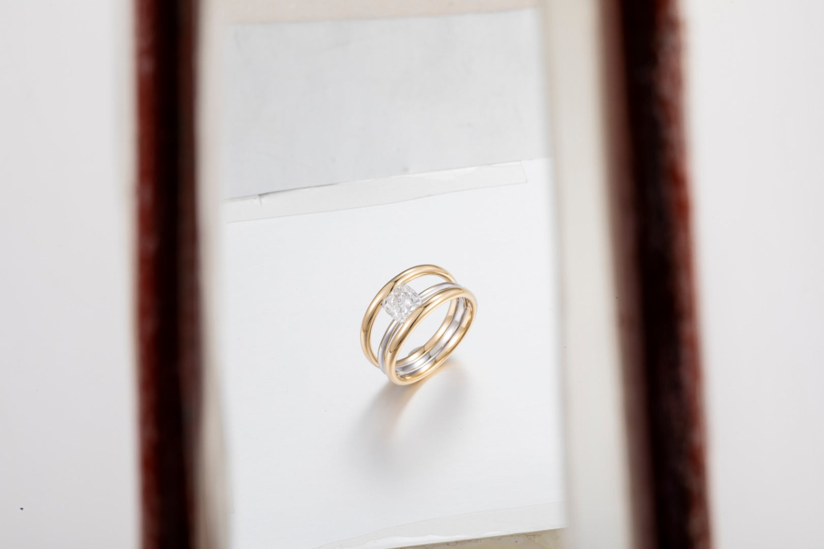 Serwa Jewellery | Parallel Grace – 14K Lab-Grown Diamond Ring