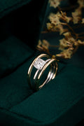 Serwa Jewellery | Parallel Grace – 14K Lab-Grown Diamond Ring