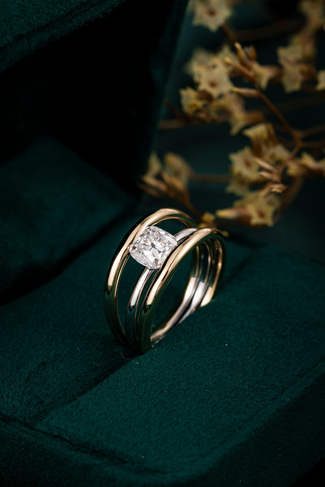 Serwa Jewellery | Parallel Grace – 14K Lab-Grown Diamond Ring