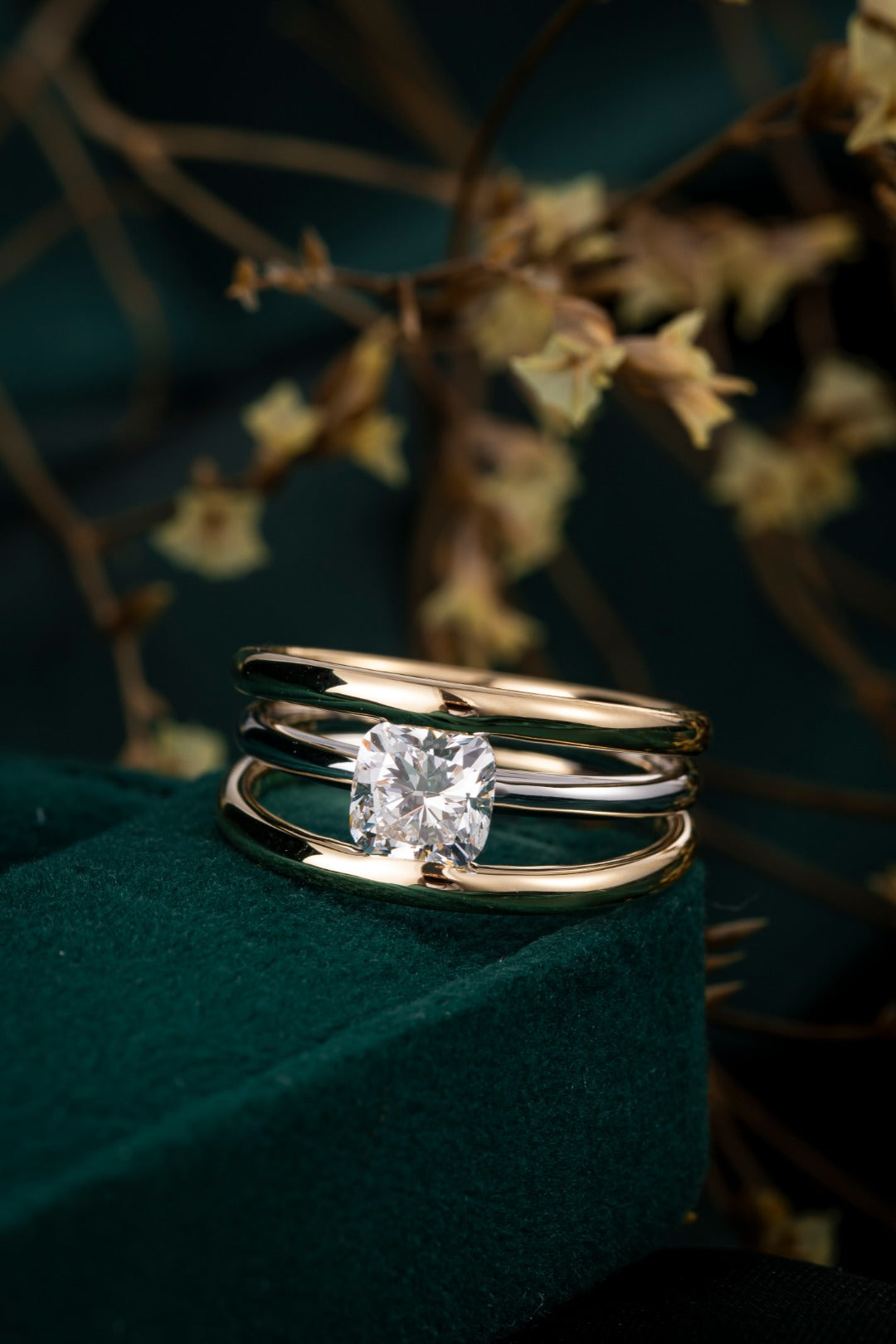 Serwa Jewellery | Parallel Grace – 14K Lab-Grown Diamond Ring