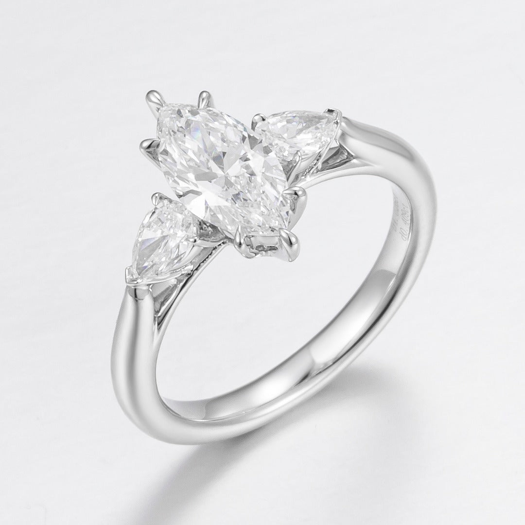 Serwa Jewellery | Trilliant Embrace – PT900 Lab-Grown Diamond Ring