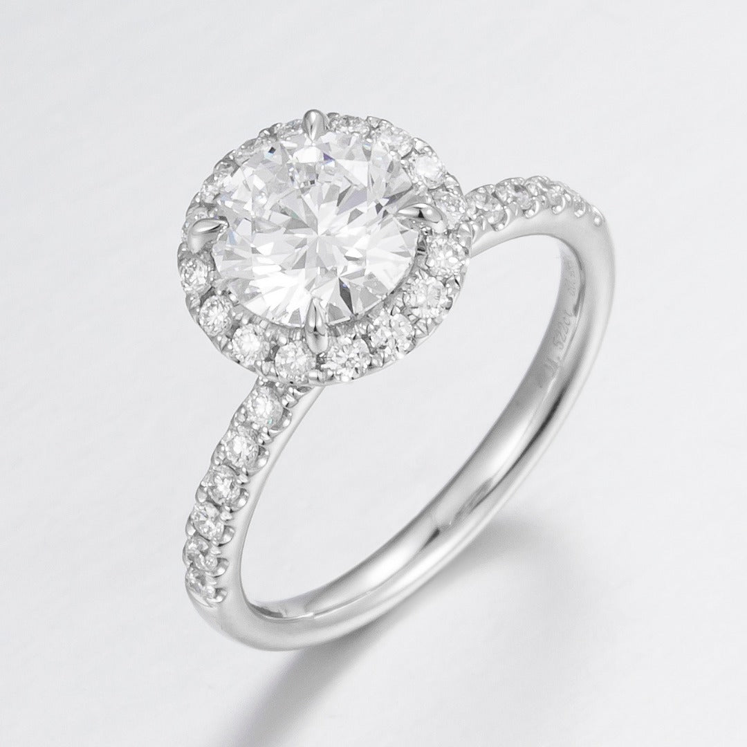 Serwa Jewellery | Eternal Halo – PT900 Lab-Grown Diamond Ring