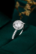 Serwa Jewellery | Eternal Halo – PT900 Lab-Grown Diamond Ring