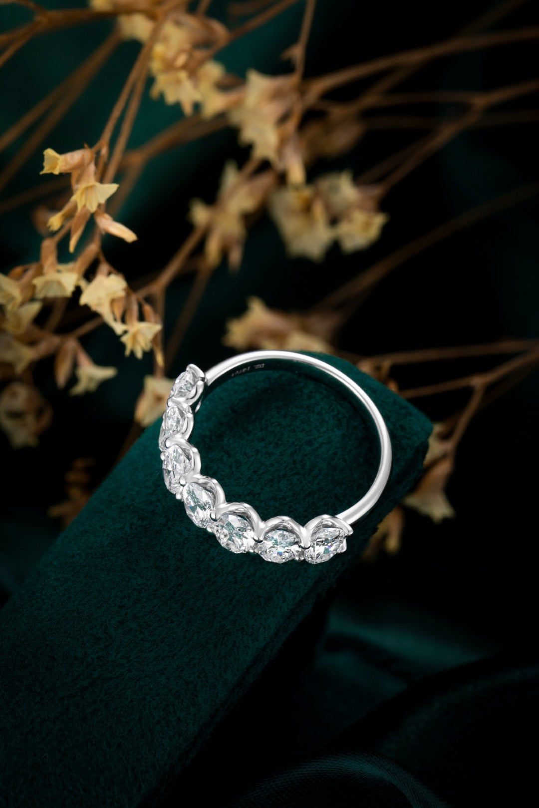 Serwa Jewellery | Seven-Stone Eternity Ring – PT900 Lab-Grown Diamond