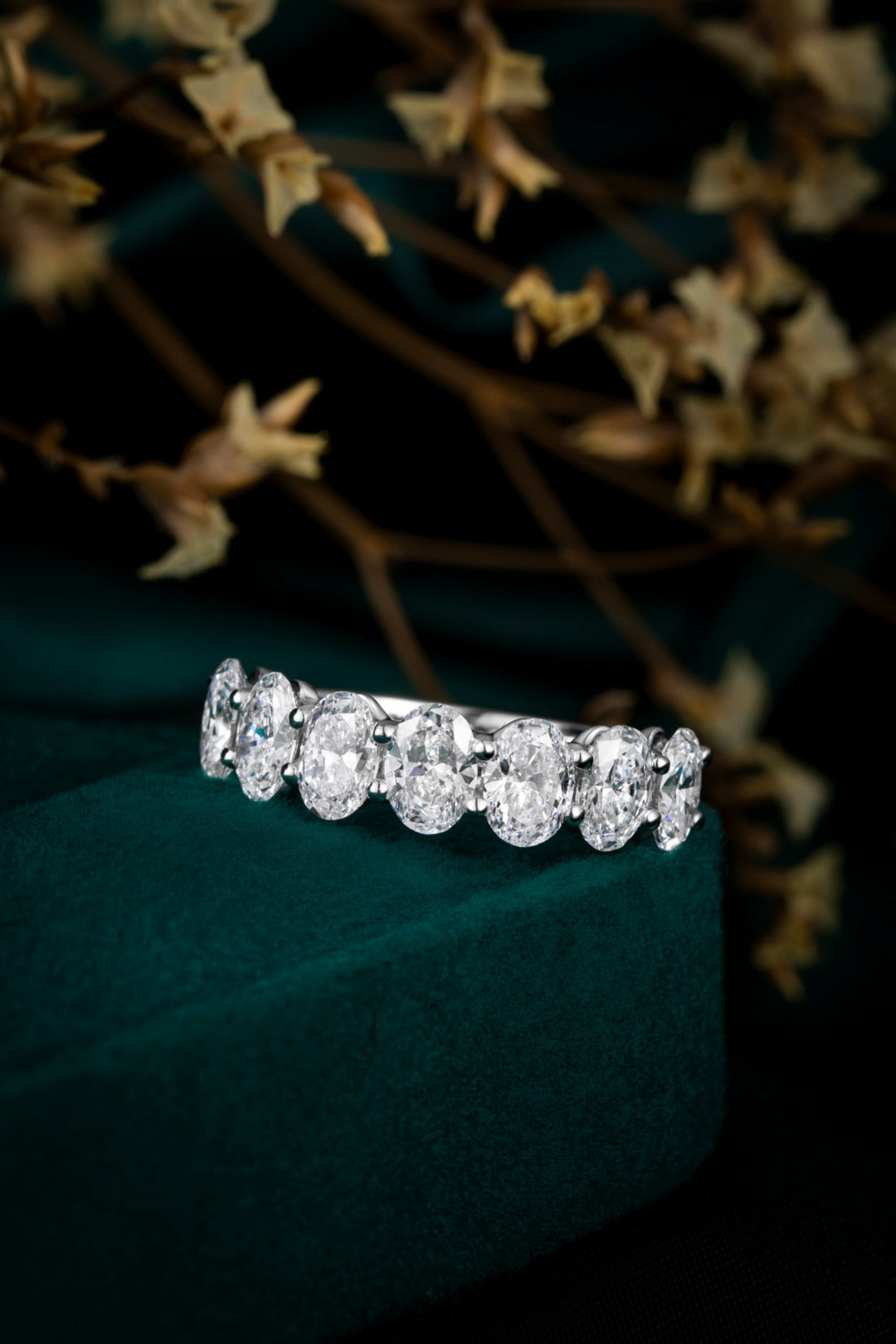 Serwa Jewellery | Seven-Stone Eternity Ring – PT900 Lab-Grown Diamond