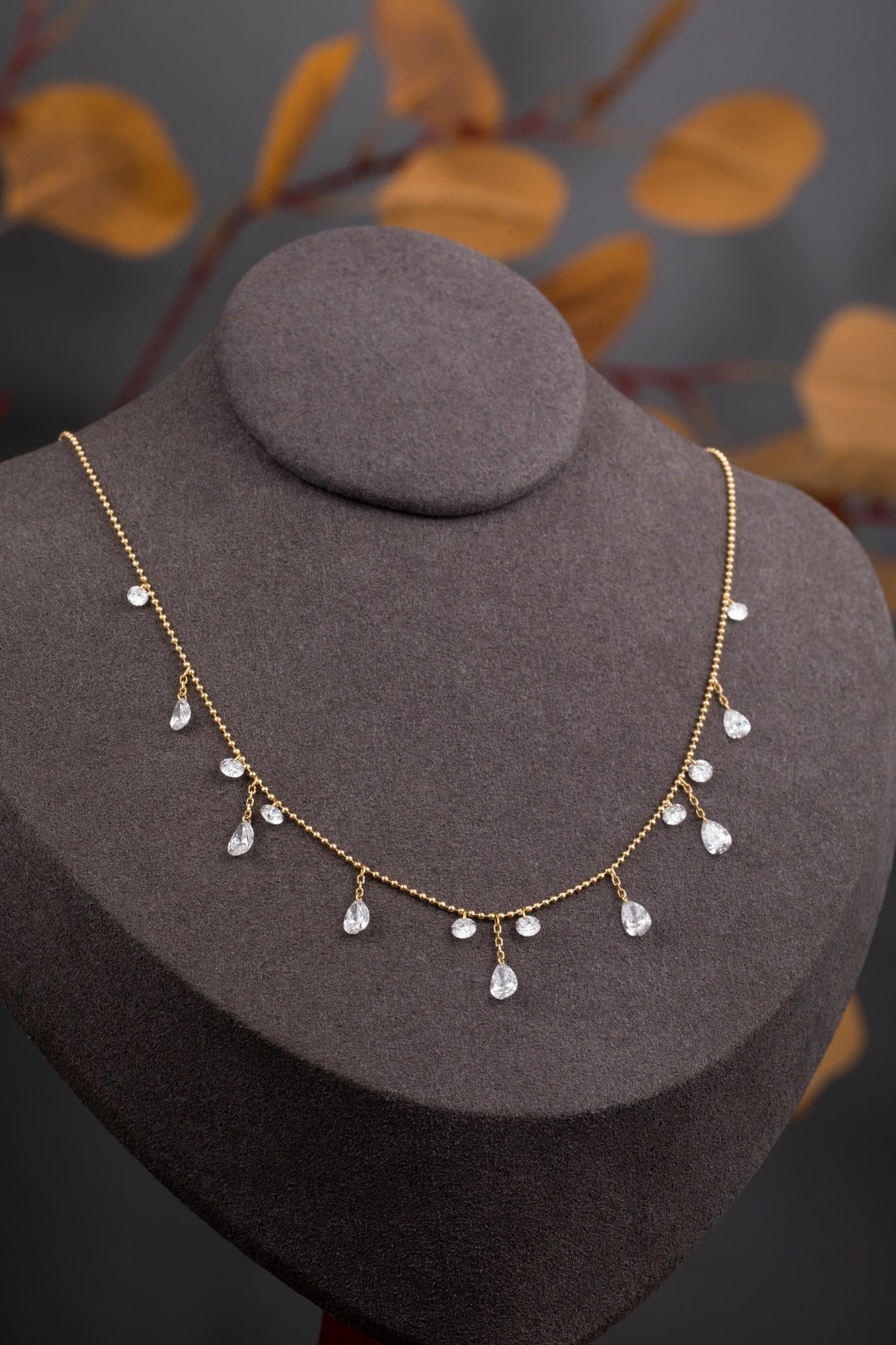 Serwa Jewellery | Celestial Drizzle – 18K Lab-Grown Diamond Necklace