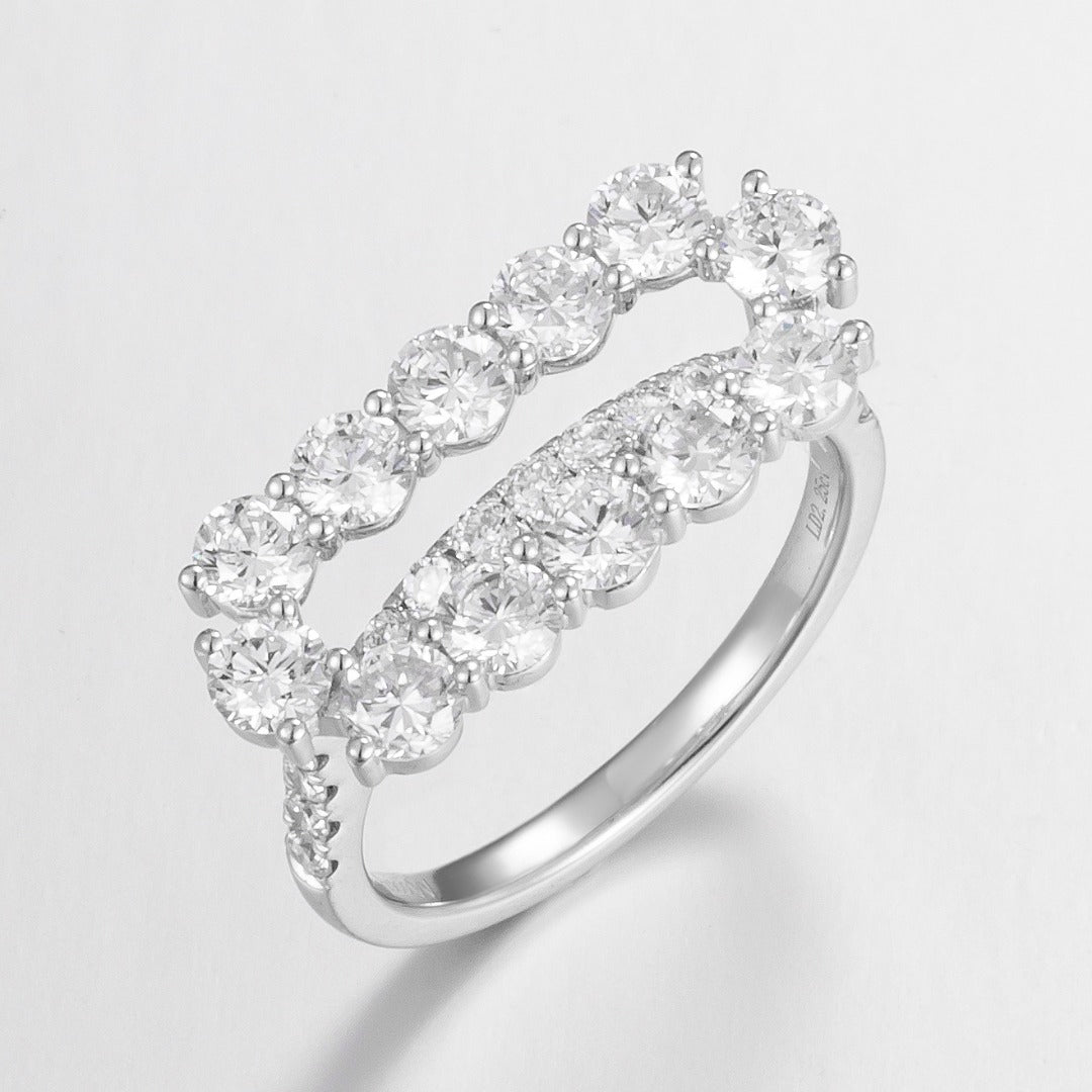 Serwa Jewellery | Infinite Arc – PT900 Lab-Grown Diamond Ring