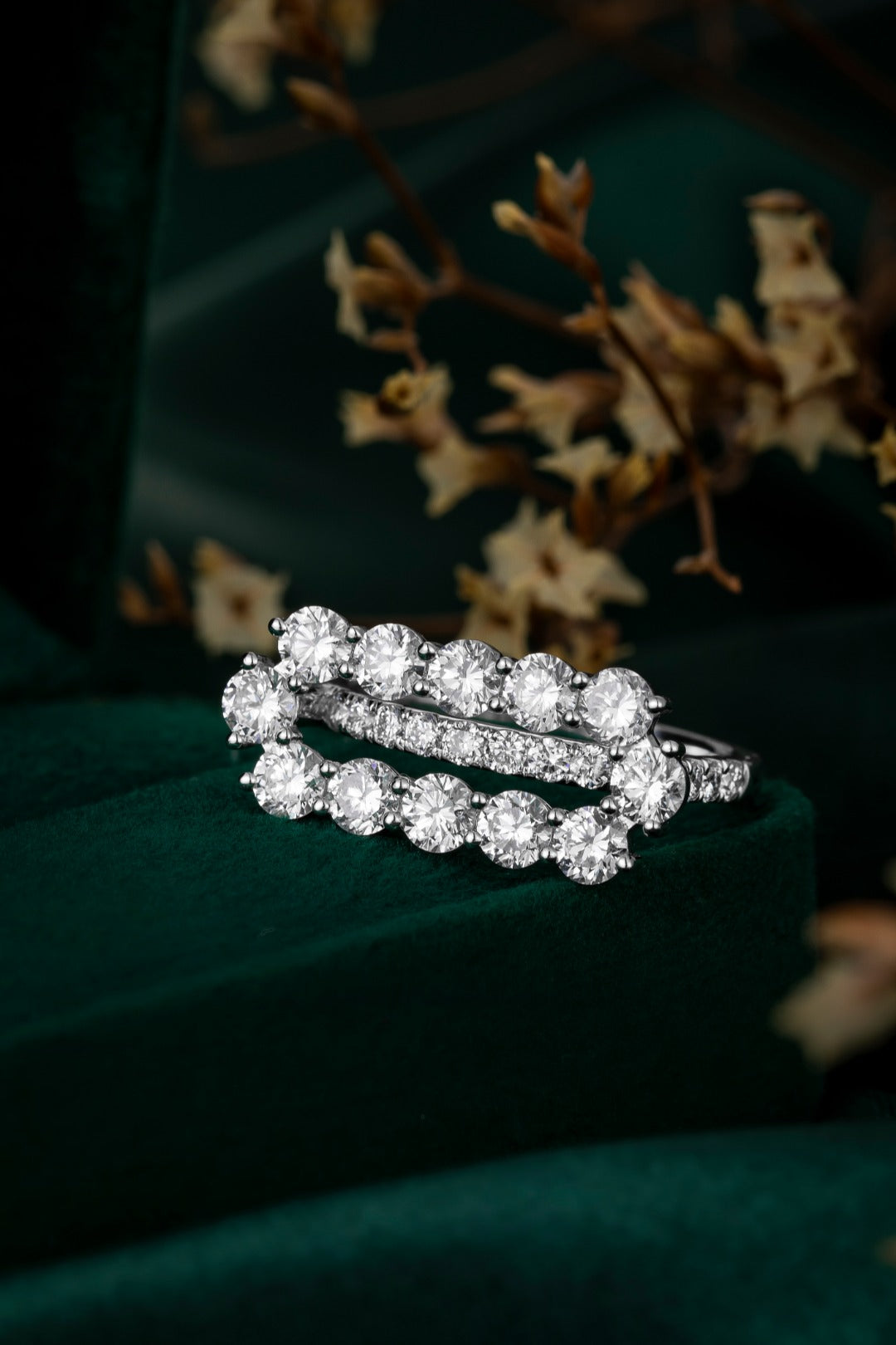 Serwa Jewellery | Infinite Arc – PT900 Lab-Grown Diamond Ring
