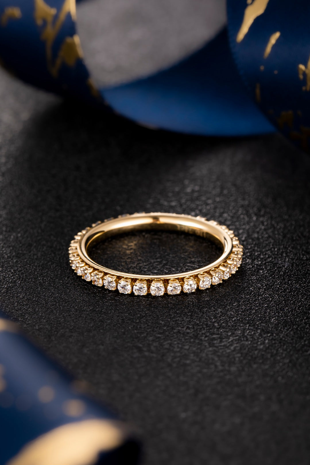 Serwa Jewellery | Golden Radiance – 18K Lab-Grown Diamond Ring