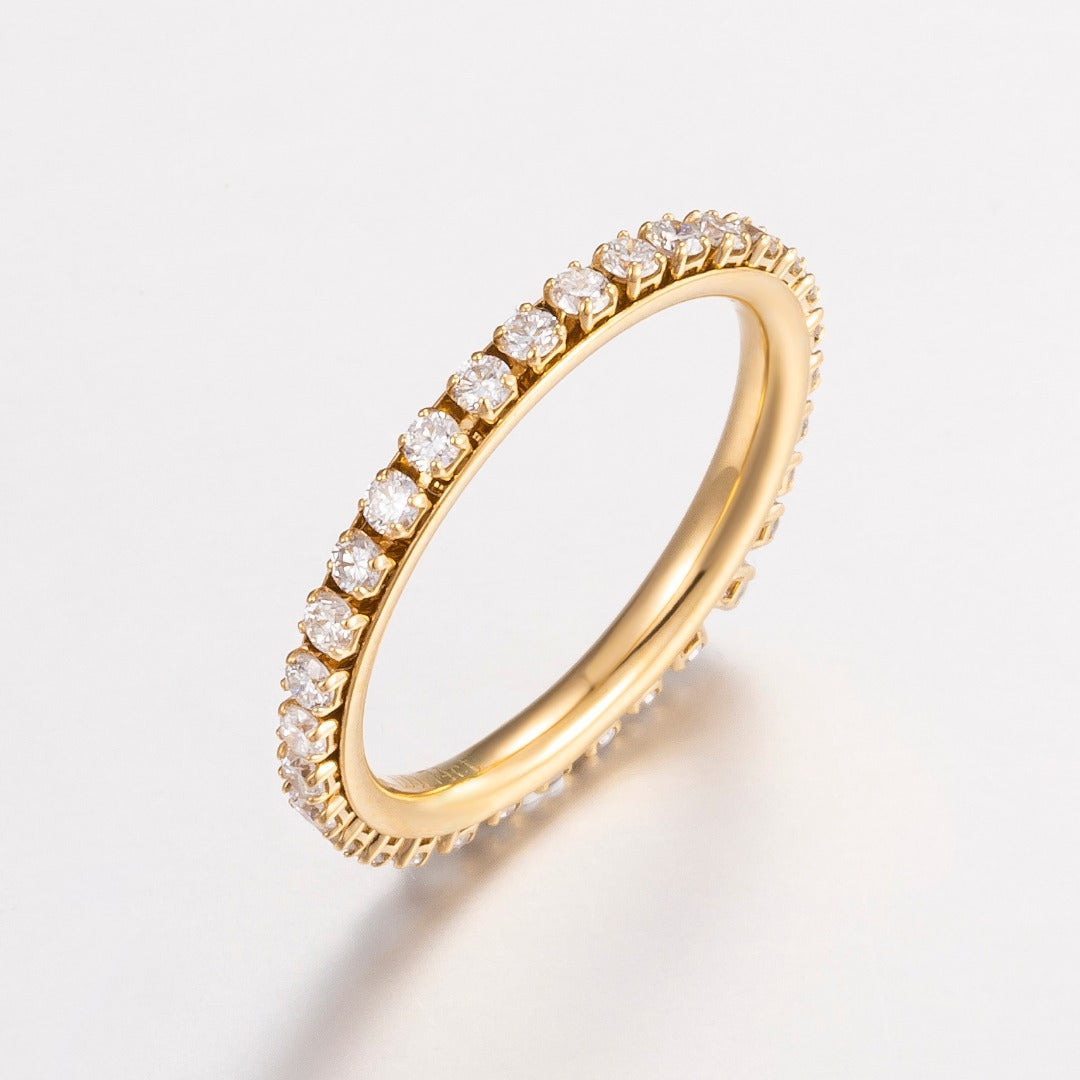 Serwa Jewellery | Golden Radiance – 18K Lab-Grown Diamond Ring