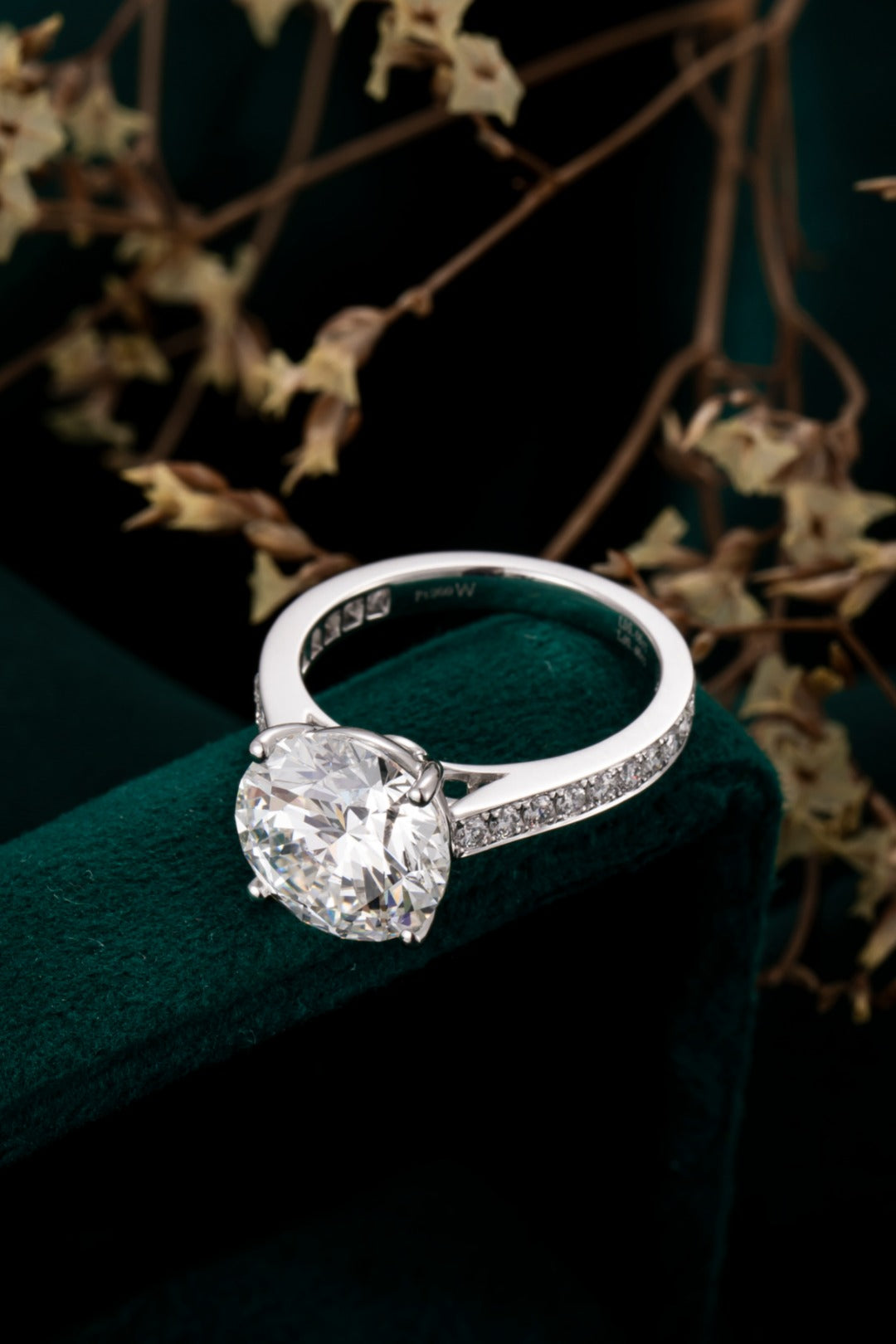 Serwa Jewellery | Grand Round Solitaire – PT900 Lab-Grown Diamond Ring