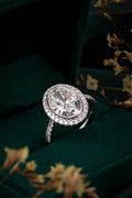 Serwa Jewellery | Halo Lumina – PT900 Lab-Grown Diamond Ring
