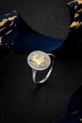 Serwa Jewellery | Golden Embrace – PT900 Lab-Grown Yellow Diamond Ring