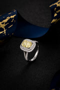 Serwa Jewellery | Golden Prestige – PT900 Lab-Grown Yellow Diamond Ring