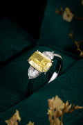 Serwa Jewellery | Golden Clarity – PT900 Lab-Grown Yellow Diamond Ring
