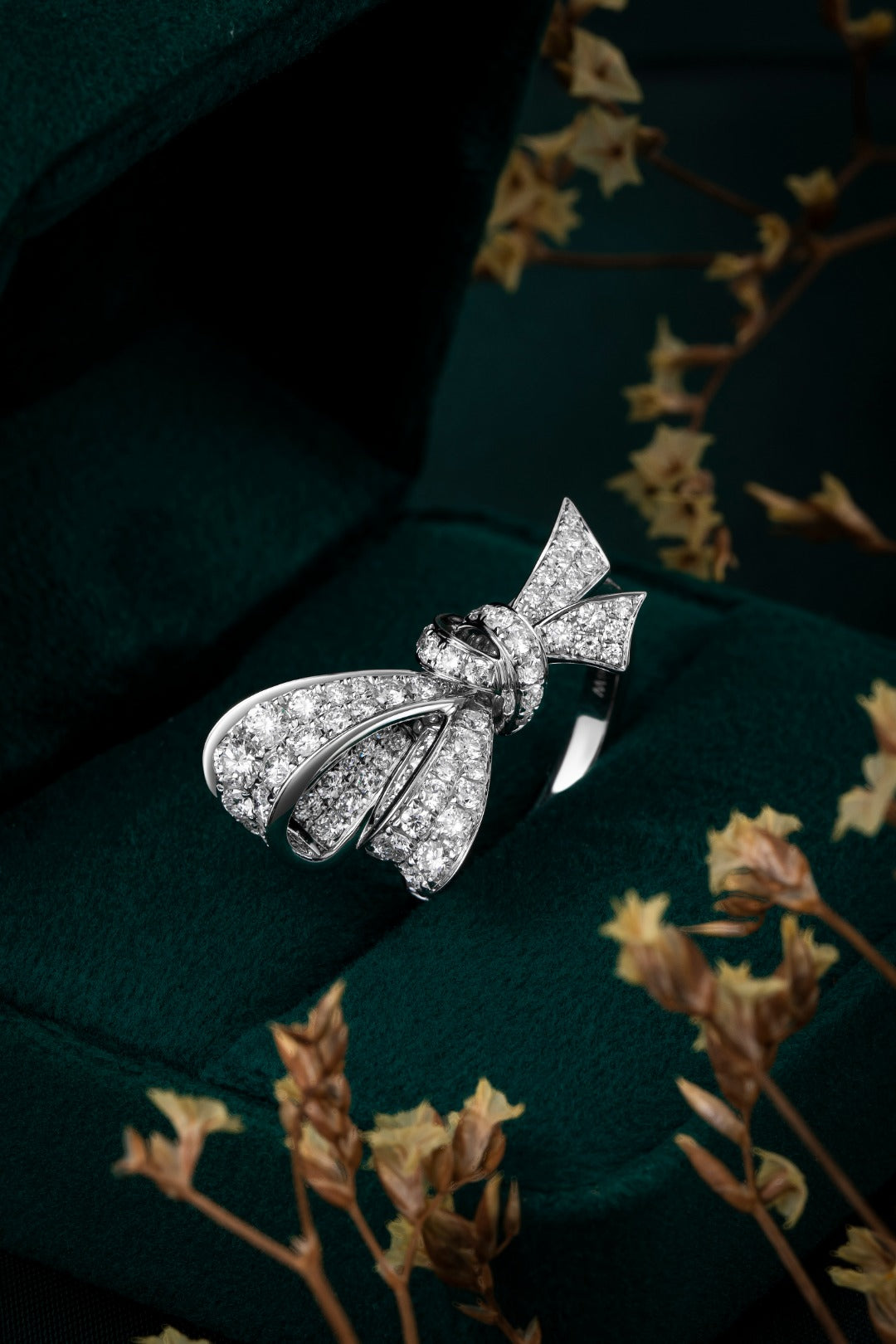 Serwa Jewellery | Sculpted Bow – 14K Lab-Grown Diamond Ring