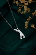 Serwa Jewellery | Parallel Grace – 14K Lab-Grown Diamond Pendant