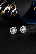 Serwa Jewellery | Structured Bloom – PT900 Lab-Grown Diamond Stud Earrings
