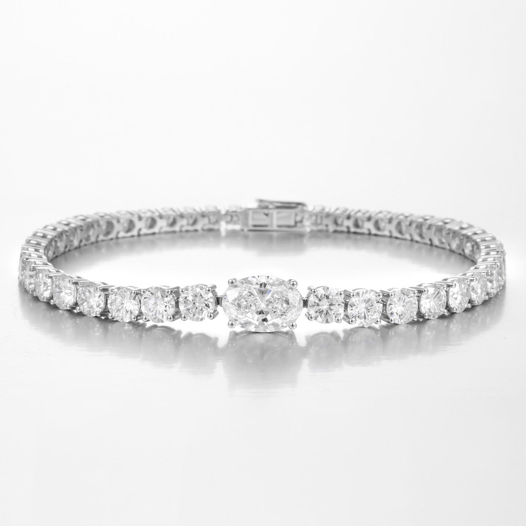 Serwa Jewellery | Centreline Eternity – 14K Lab-Grown Diamond Bracelet