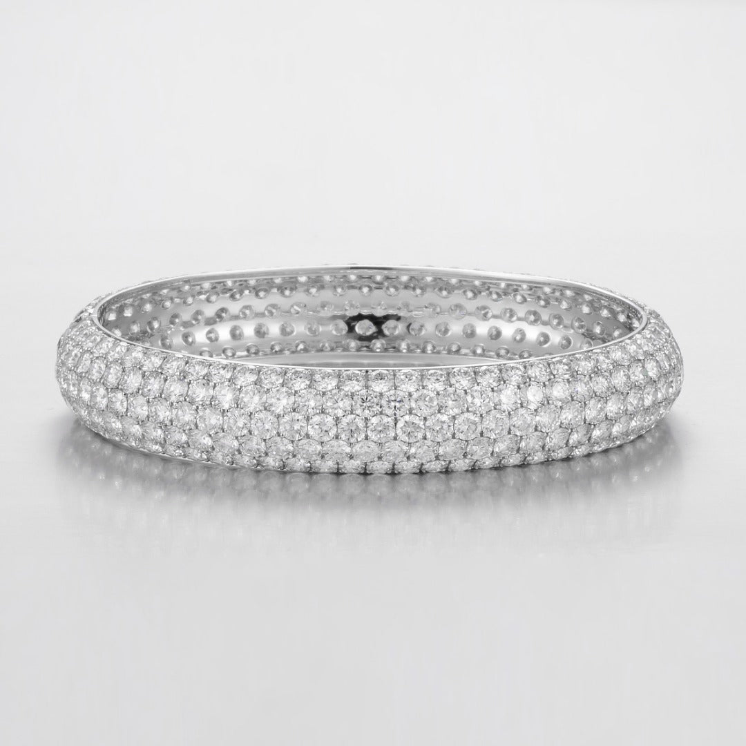 Serwa Jewellery | Pavé Brilliance – PT900 Lab-Grown Diamond Bangle