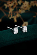 Serwa Jewellery | Refined Emerald – PT950 Lab-Grown Diamond Stud Earrings
