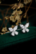 Serwa Jewellery | Floral Spark – 14K Lab-Grown Diamond Stud Earrings