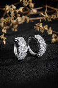 Serwa Jewellery | Luminous Arc – PT900 Lab-Grown Diamond Hoop Earrings