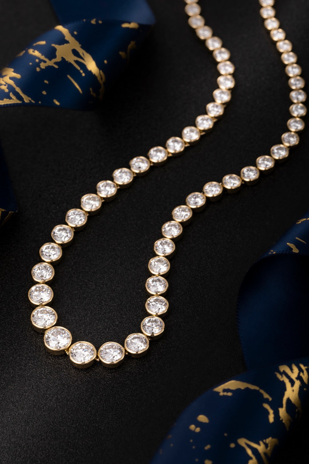 Serwa Jewellery | Golden Radiance – 14K Lab-Grown Diamond Necklace