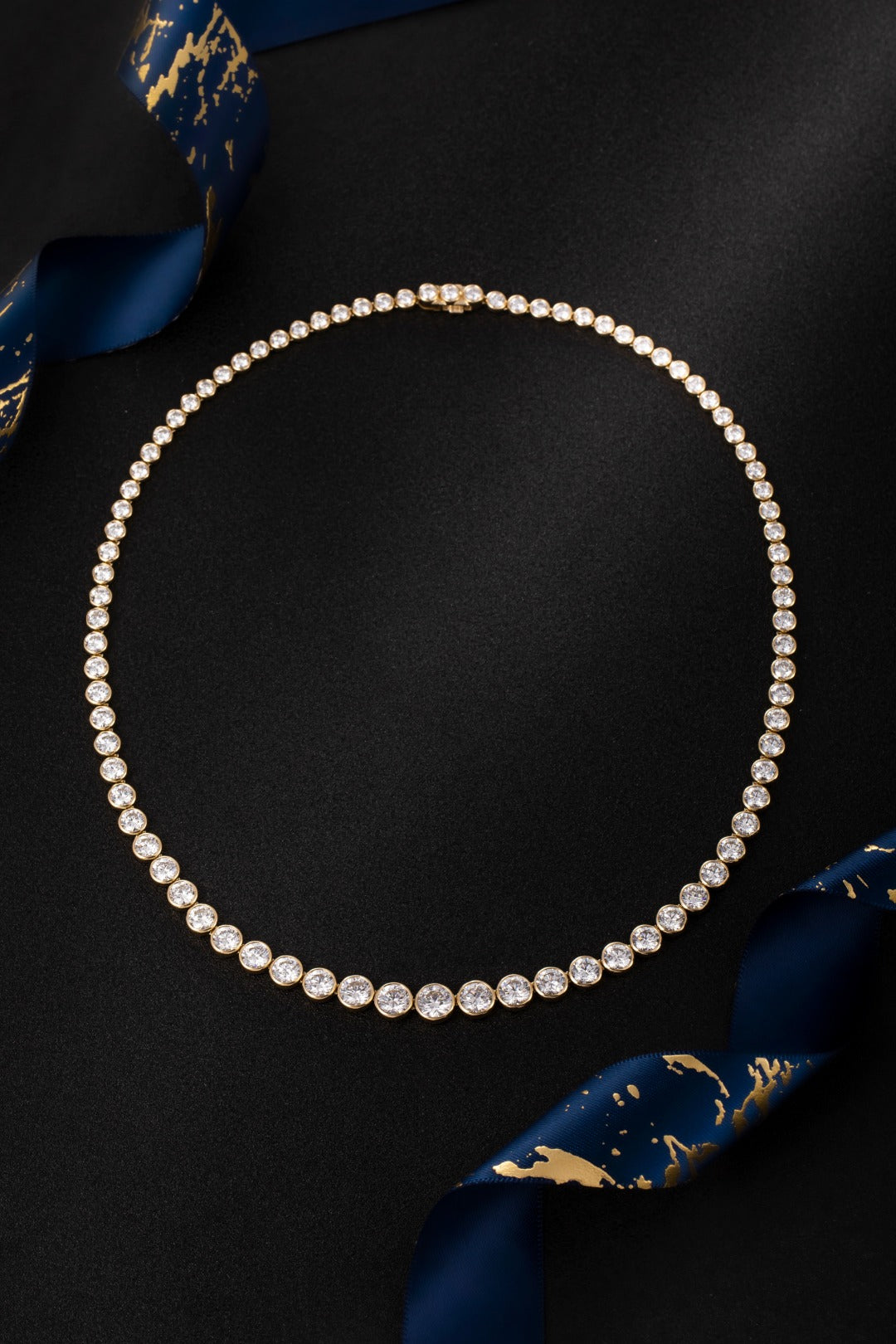 Serwa Jewellery | Golden Radiance – 14K Lab-Grown Diamond Necklace