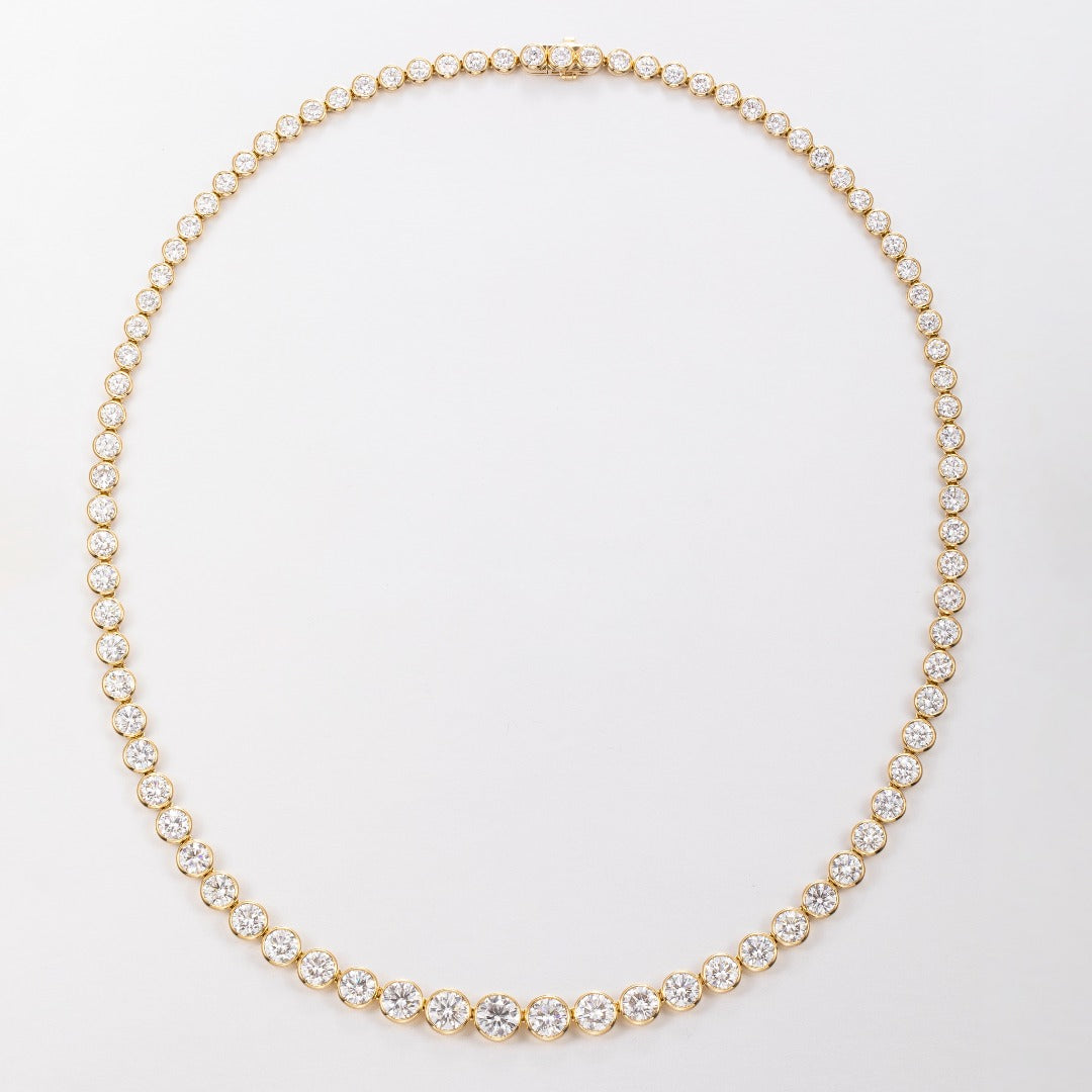 Serwa Jewellery | Golden Radiance – 14K Lab-Grown Diamond Necklace