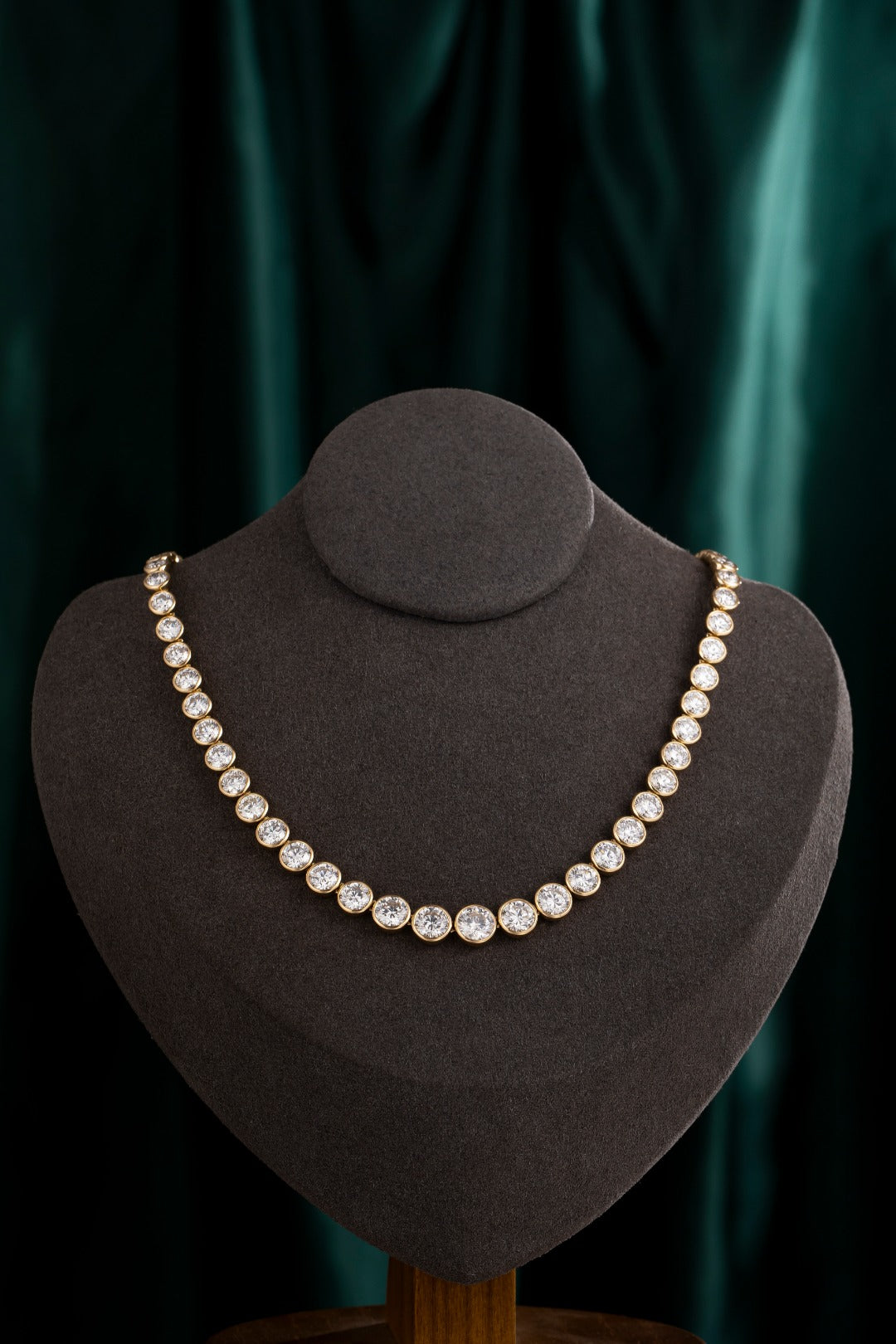 Serwa Jewellery | Golden Radiance – 14K Lab-Grown Diamond Necklace