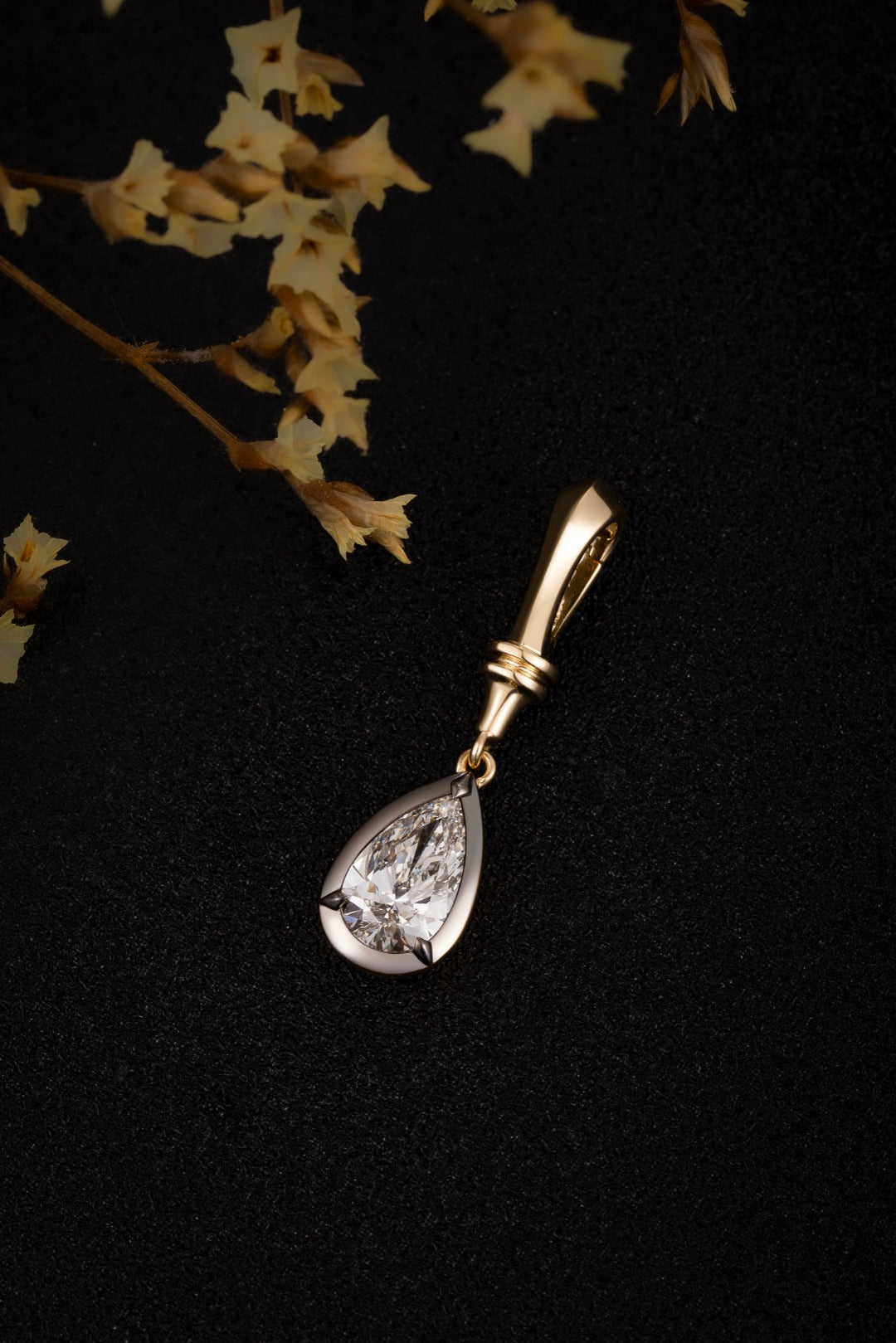 Serwa Jewellery | Pure Teardrop – 14K Lab-Grown Diamond Pendant