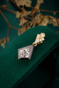 Serwa Jewellery | Geometric Grace – 14K Lab-Grown Diamond Pendant