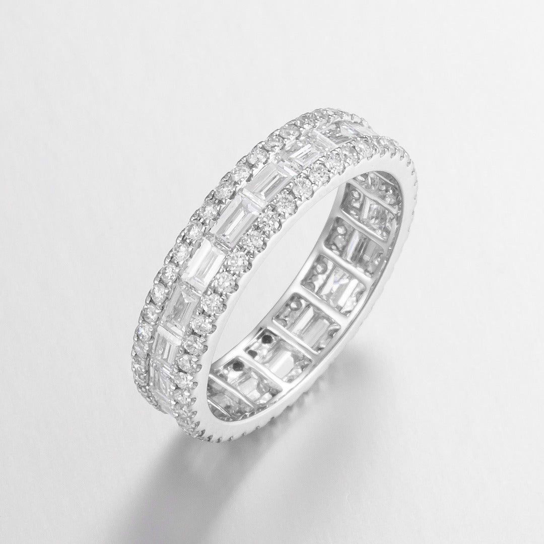 Serwa Jewellery | Pavé Continuum – 14K Lab-Grown Diamond Ring