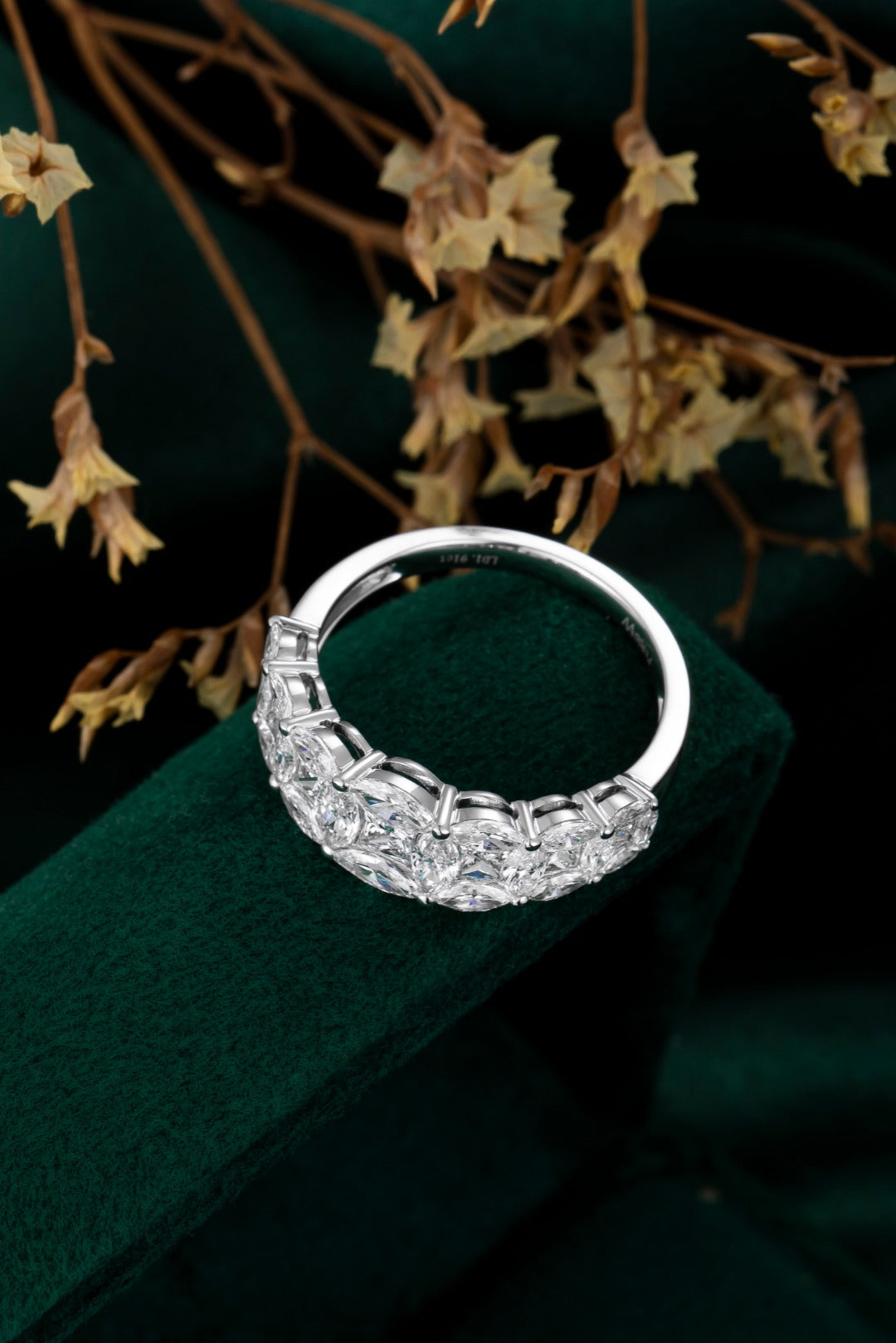 Serwa Jewellery | Marquise Crest – PT900 Lab-Grown Diamond Ring
