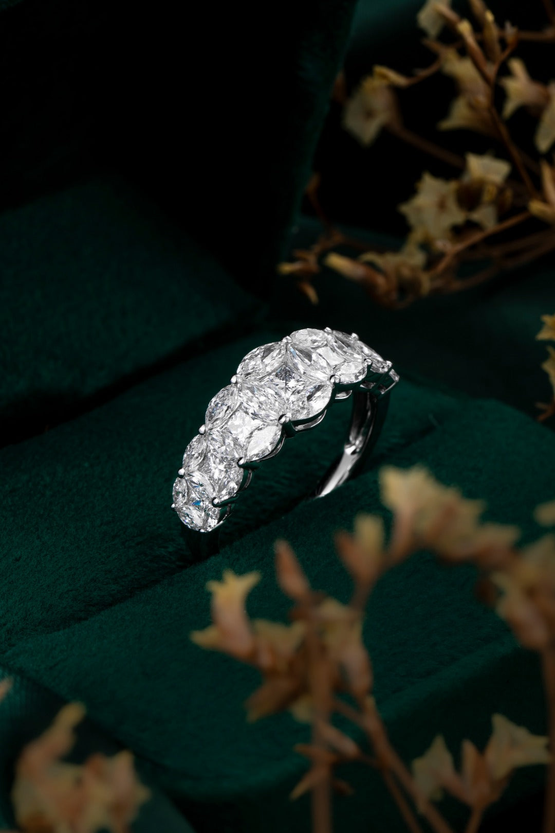 Serwa Jewellery | Marquise Crest – PT900 Lab-Grown Diamond Ring