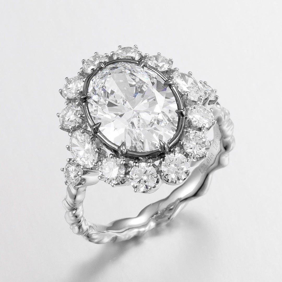Serwa Jewellery | Celestial Bloom – PT900 Lab-Grown Diamond Ring