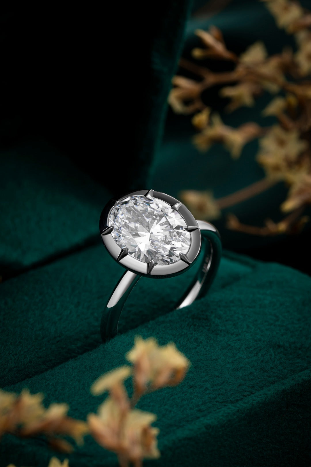 Serwa Jewellery | Lunar Embrace – PT900 Lab-Grown Diamond Ring