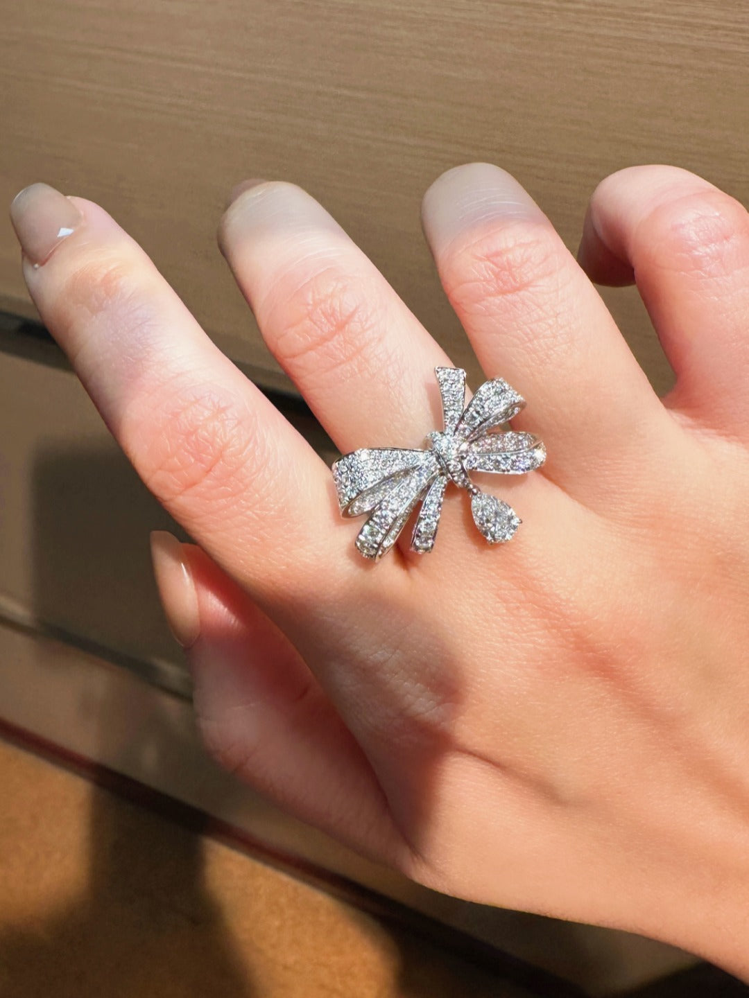Serwa Jewellery | Ribbon Brilliance – 14K Lab-Grown Diamond Ring