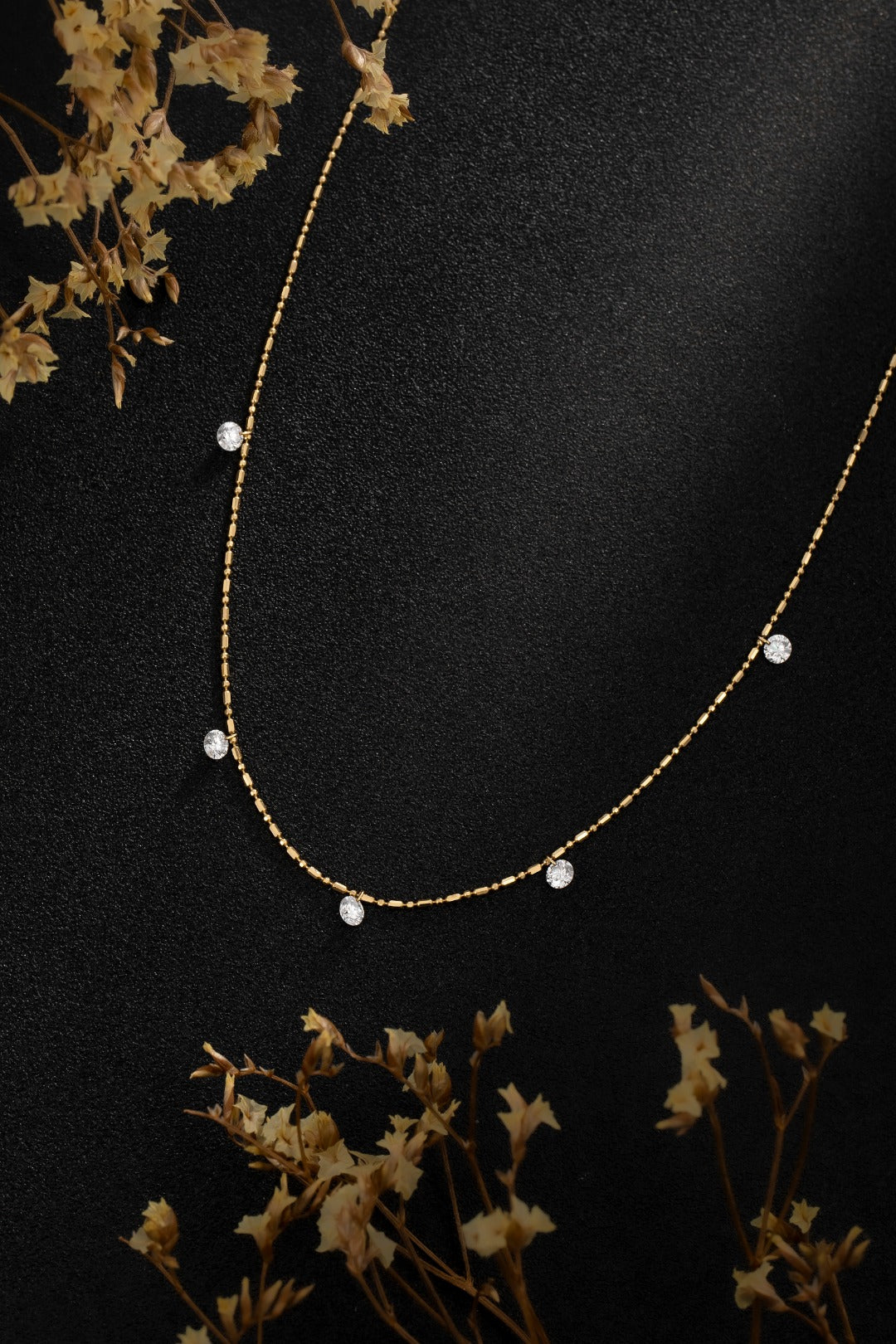 Serwa Jewellery | Celestial Drift – 18K Lab-Grown Diamond Necklace