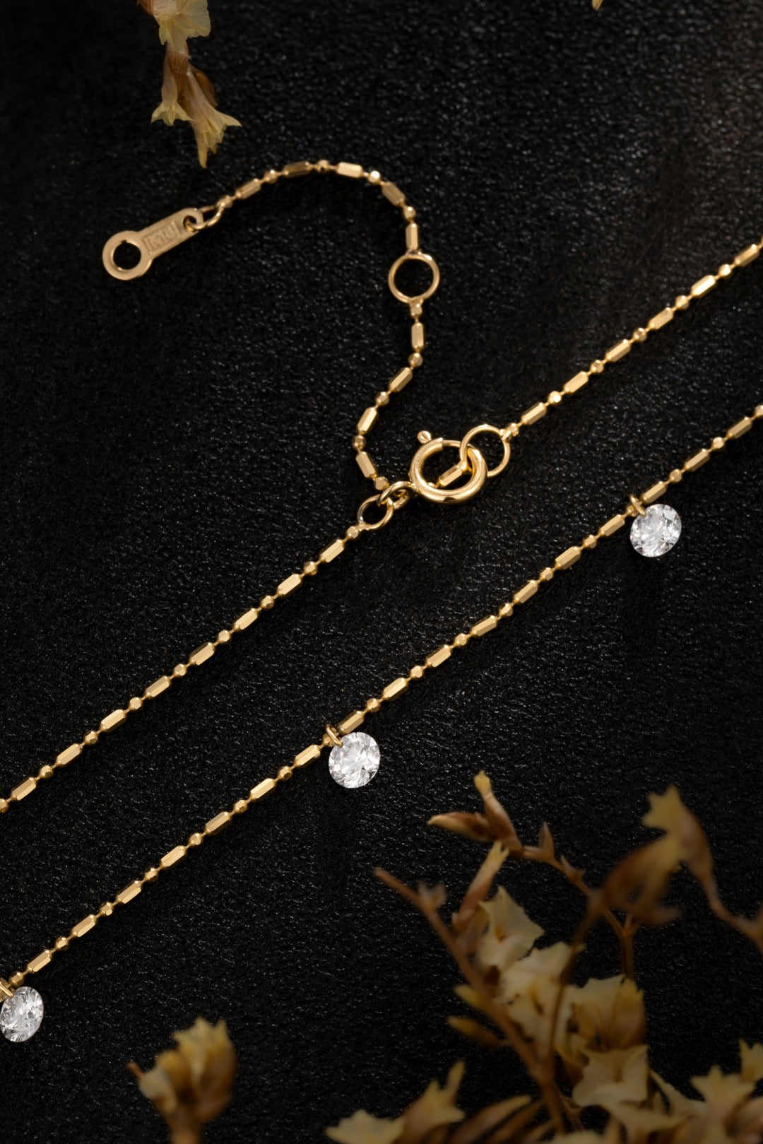 Serwa Jewellery | Celestial Drift – 18K Lab-Grown Diamond Necklace