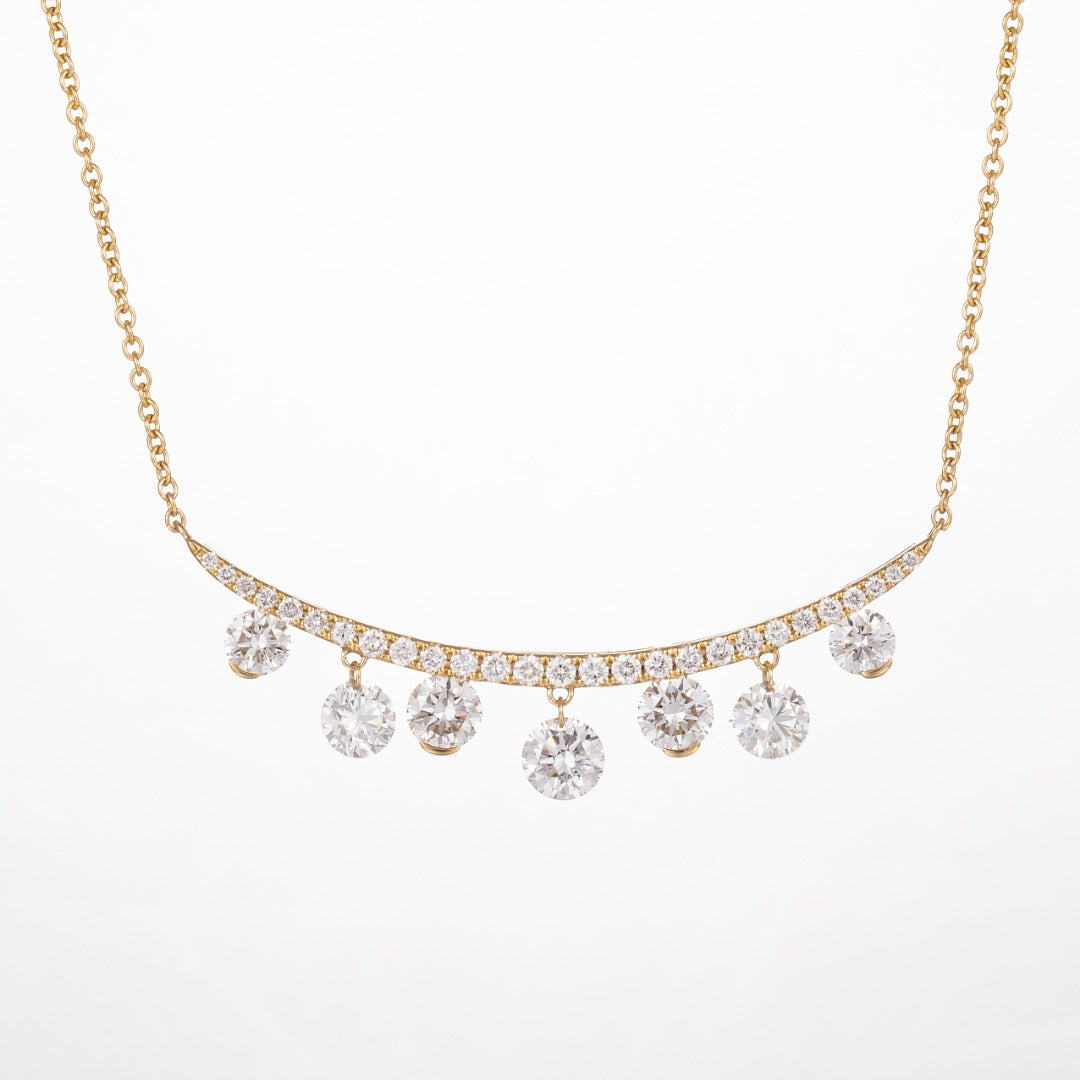 Serwa Jewellery | Celestial Arc – 14K Lab-Grown Diamond Necklace