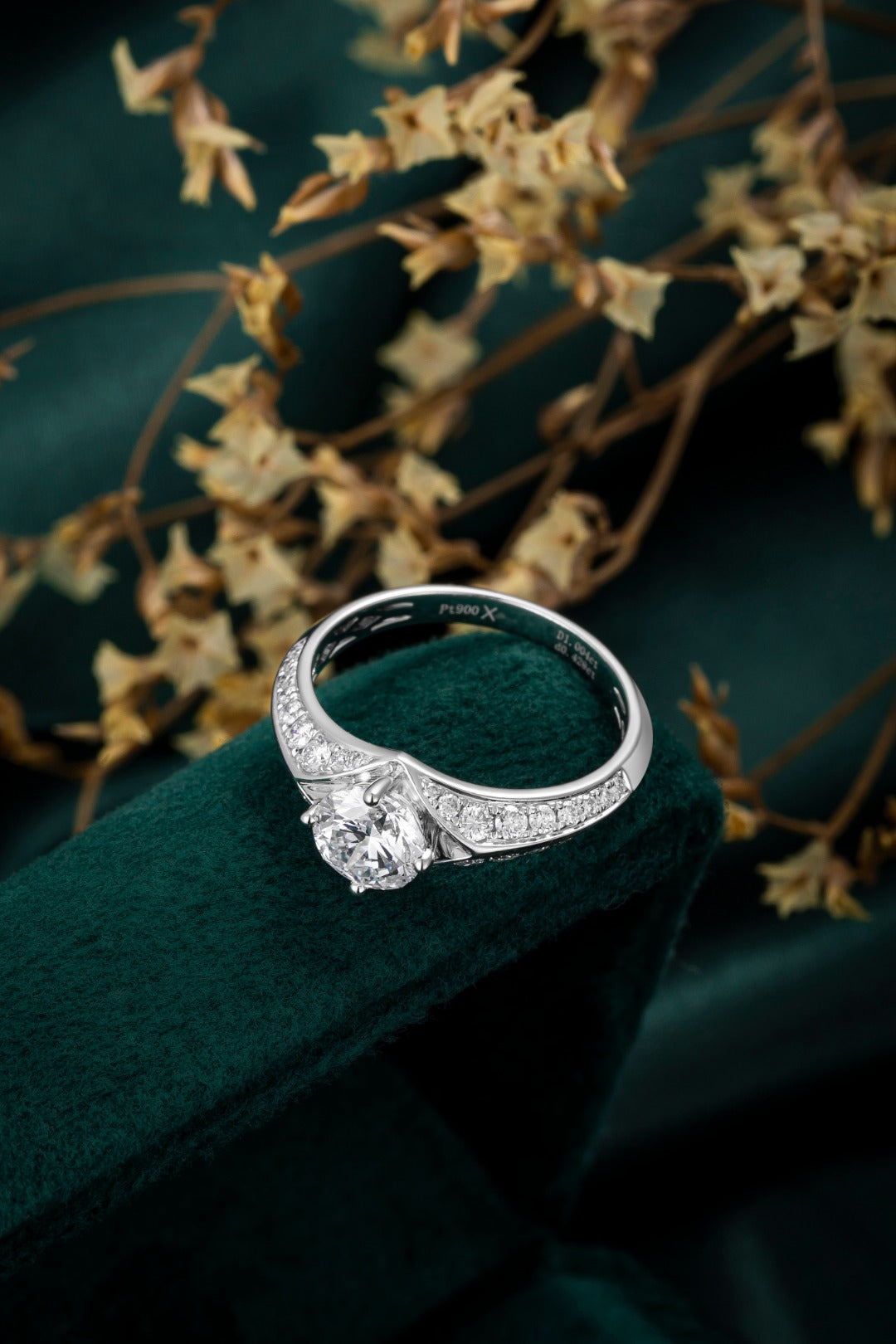 Serwa Jewellery | Classic Pavé-Set Lab-Grown Diamond Ring – PT900 Platinum