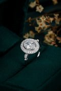 Serwa Jewellery | Halo Lumière – PT900 Lab-Grown Diamond Ring