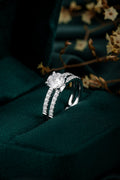 Serwa Jewellery | Radiant Duo – PT900 Lab-Grown Diamond Ring