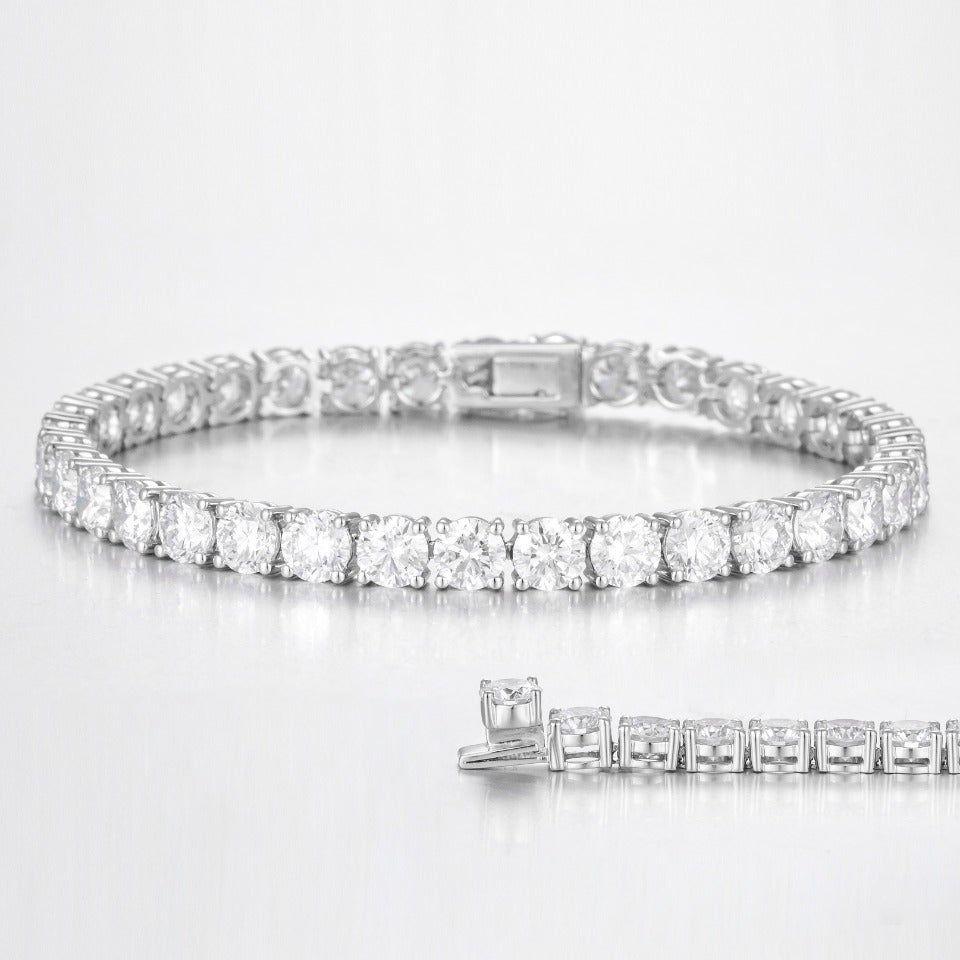 Serwa Jewellery | Grand Eternity – PT900 Lab-Grown Diamond Tennis Bracelet