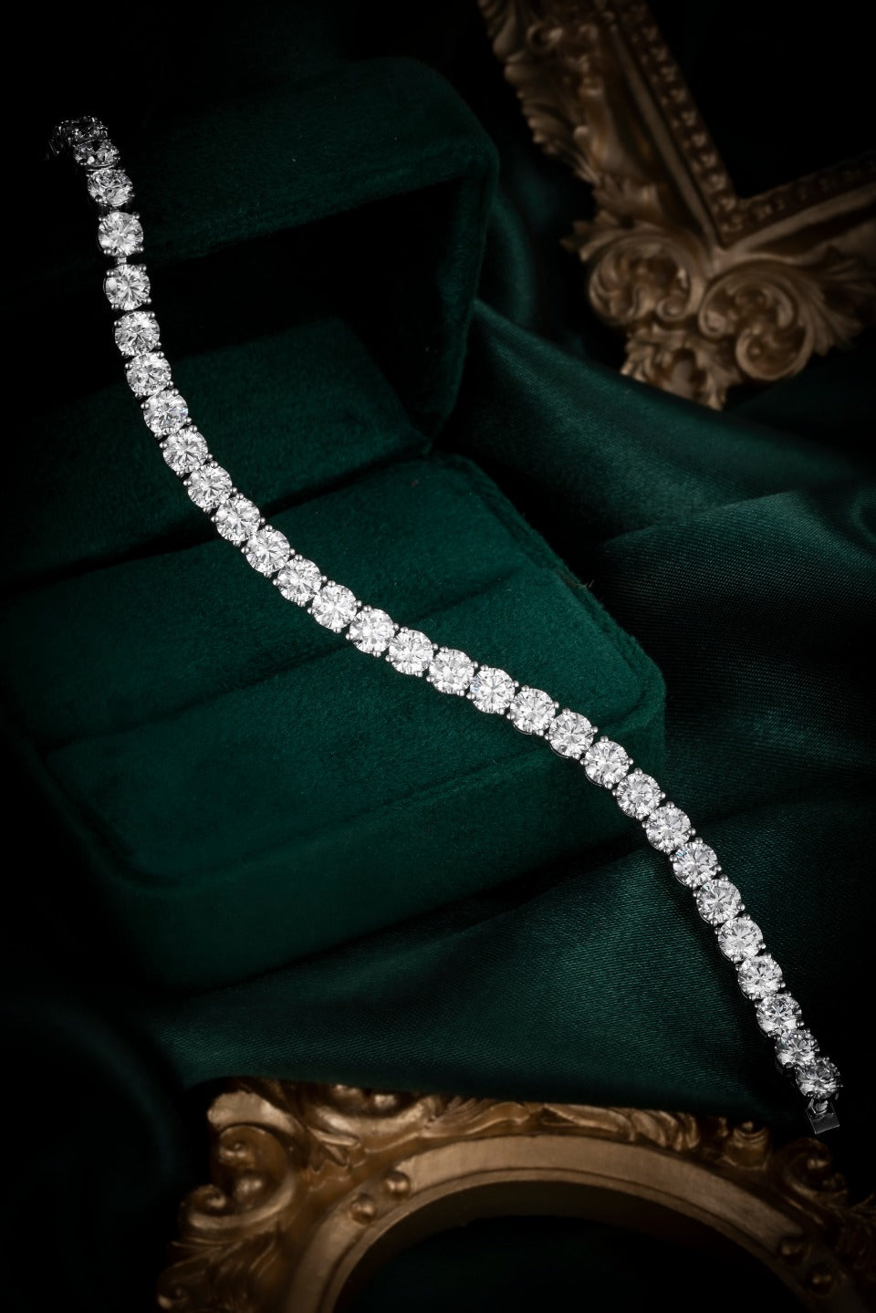 Serwa Jewellery | Grand Eternity – PT900 Lab-Grown Diamond Tennis Bracelet